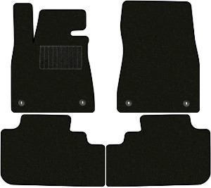 Коврики текстильные "Комфорт" для Lexus RX300 IV (suv / AGL20W, AGL25W) 2017 - 2019, черные, 4шт.