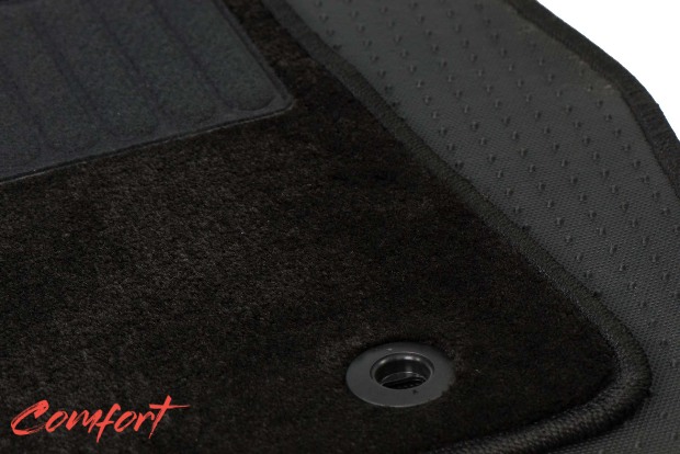 Коврики текстильные "Комфорт" для Lexus NX200 I (suv / ZGZ10, ZGZ15) 2014 - 2021, черные, 5шт.