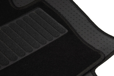 Коврики текстильные "Классик" для Volkswagen Polo V (седан / 614, 604, 6C1) 2015 - 2020, черные, 1шт.
