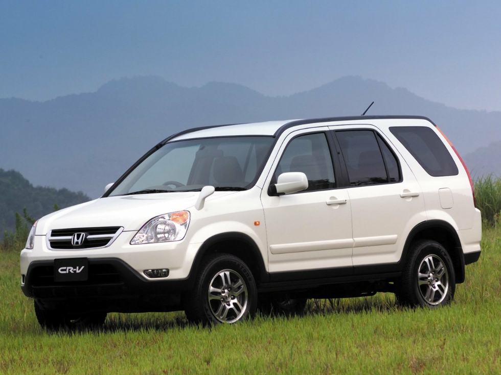 Коврики текстильные "Стандарт" для Honda CR-V (suv / RD5) 2001 - 2004, черные, 3шт.