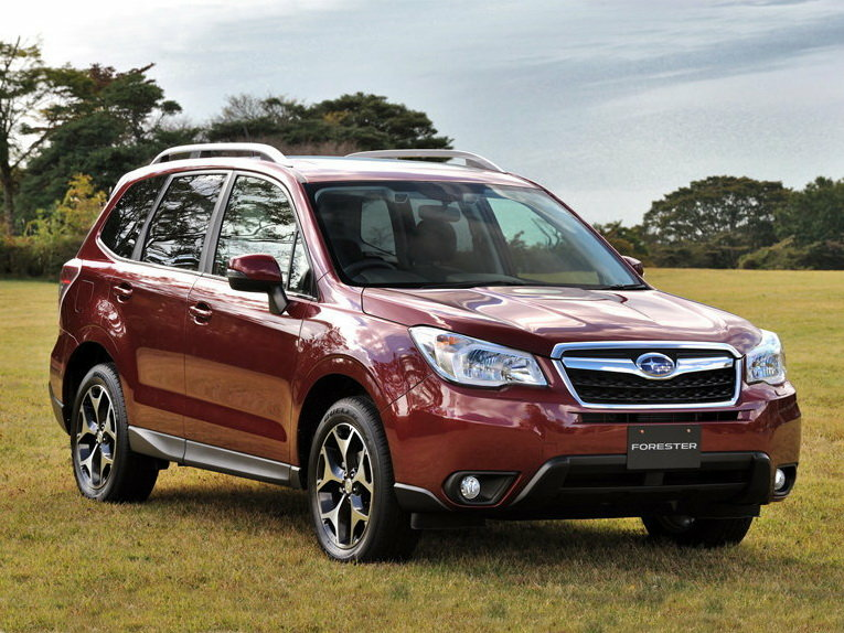 Коврики текстильные "Классик" для Subaru Forester (suv / SJ) 2012 - 2016, черные, 5шт.