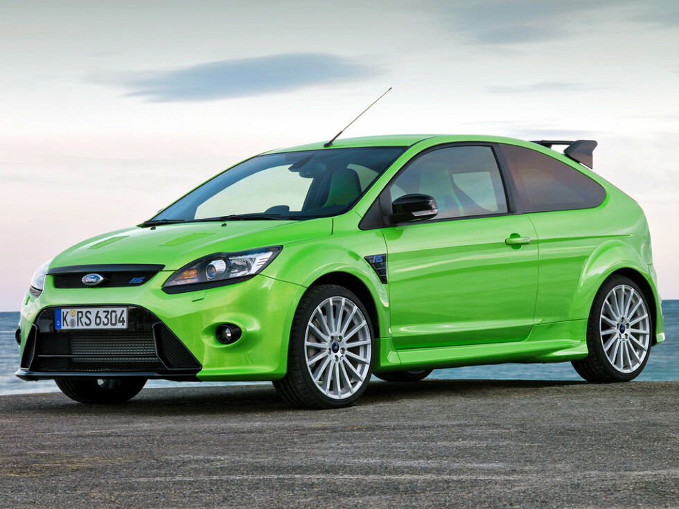 Коврики ЭВА "EVA ромб" для Ford Focus RS II (хэтчбек 5 дв / DA3) 2009 - 2010, серые, 5шт.