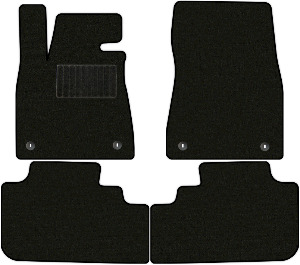 Коврики текстильные "Классик" для Lexus RX300 IV (suv / AGL20W, AGL25W) 2017 - 2019, черные, 4шт.