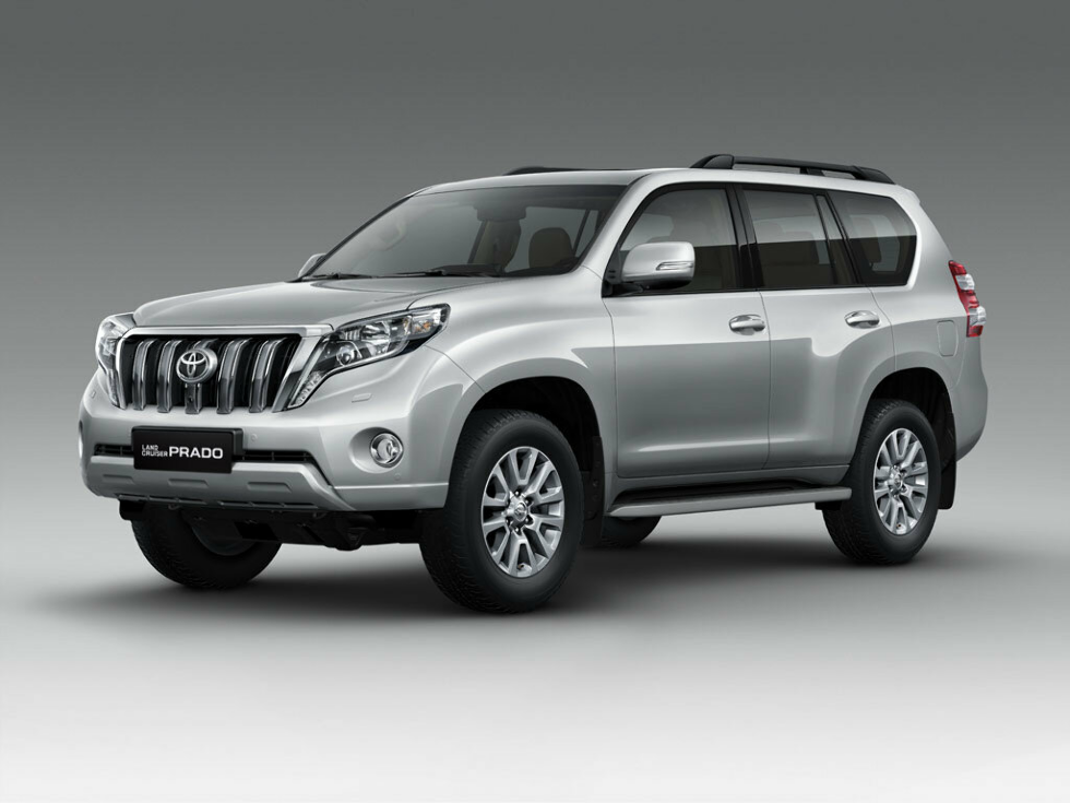 Коврики текстильные "Классик" для Toyota Land Cruiser Prado (suv / J150) 2013 - 2017, темно-серые, 5шт.