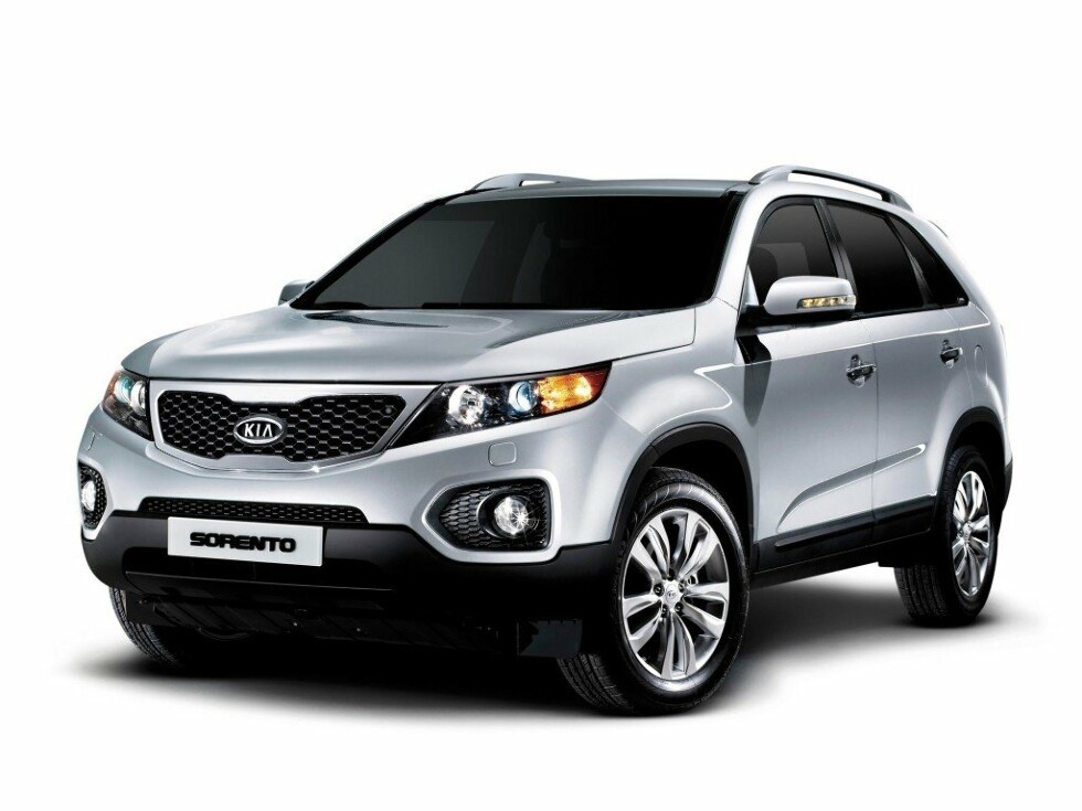 Коврики текстильные "Стандарт" для Kia Sorento II (suv  7 мест / XM) 2009 - 2012, черные, 6шт.